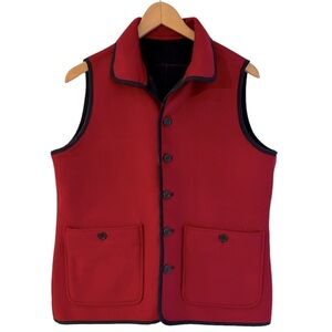 Tabi Reversible Wool Button Front Vest